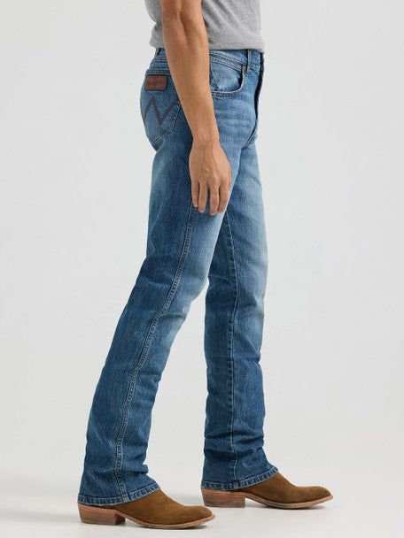 Jeans Wrangler Homme Coupe Cowboy - Denim 100% Coton, Coupe Slim, Cinq Poches, Style Western